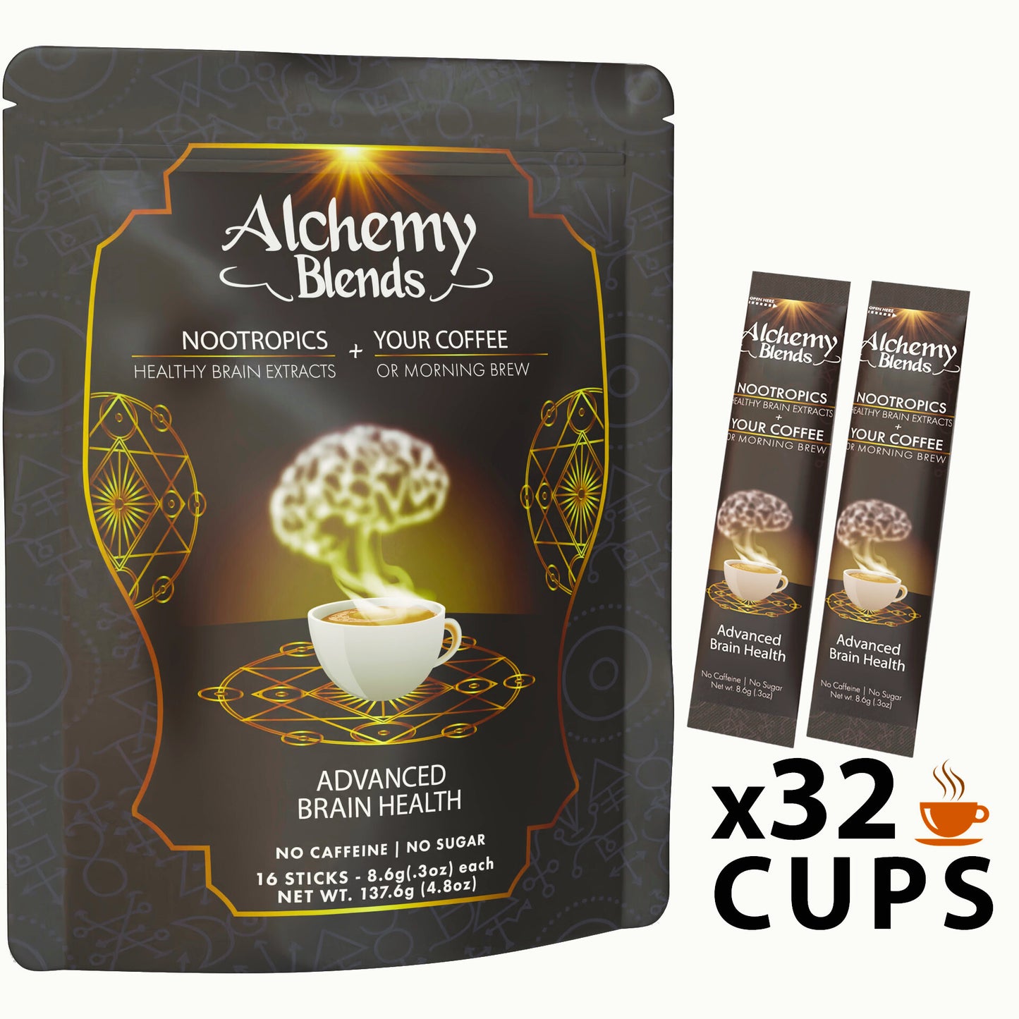Alchemy Blends - Organic Nootropic Coffee & Tea Additives